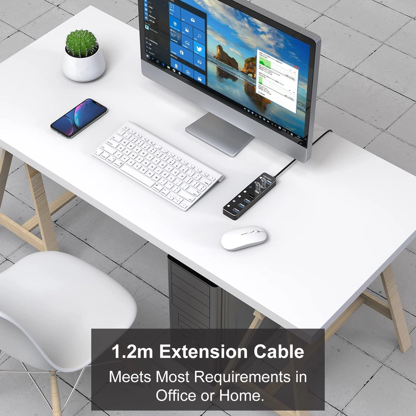 7 Port USB Hub 3.0 - Laptop & PC