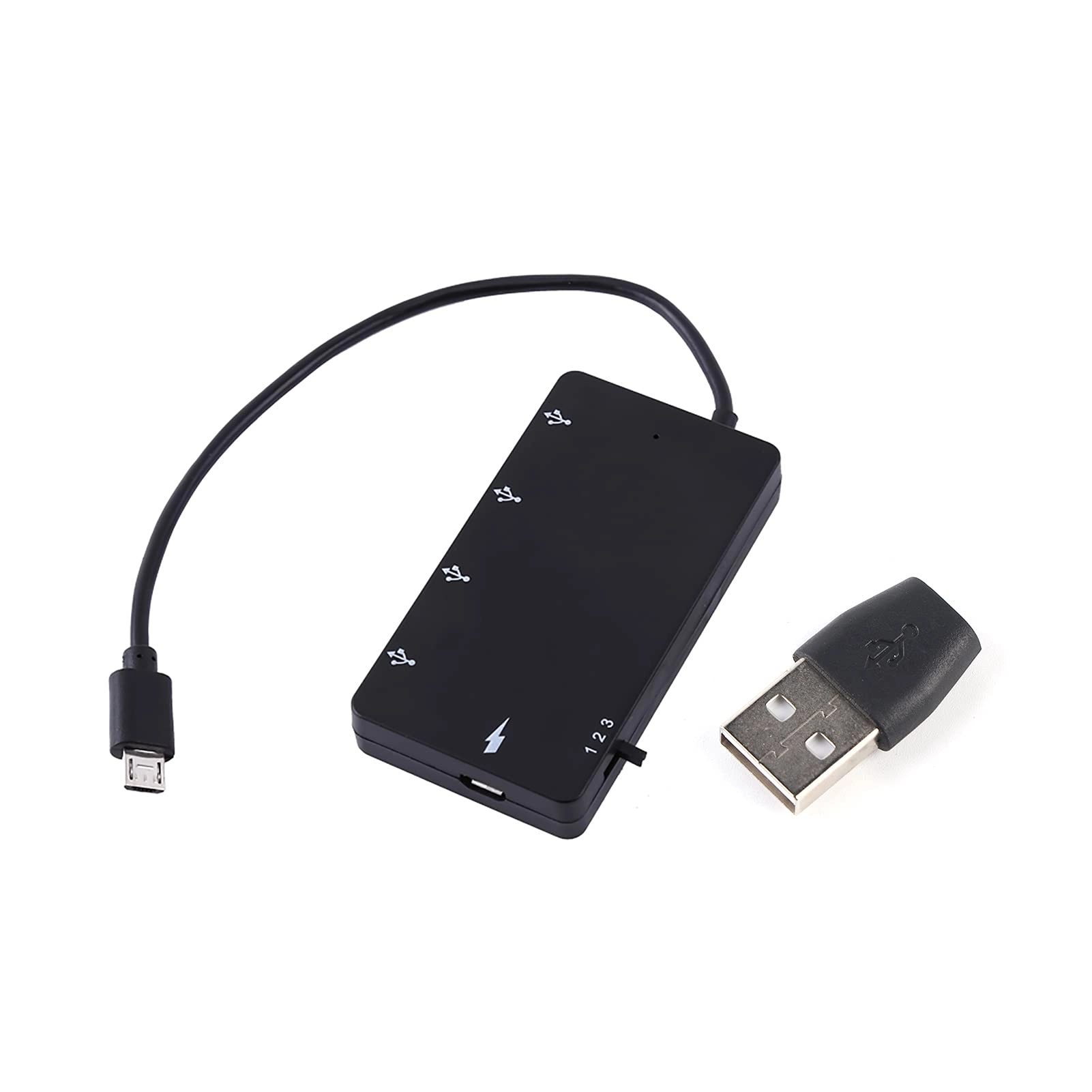 SIXRUN 4 Port USB 2.0 Hub OTG Adapter