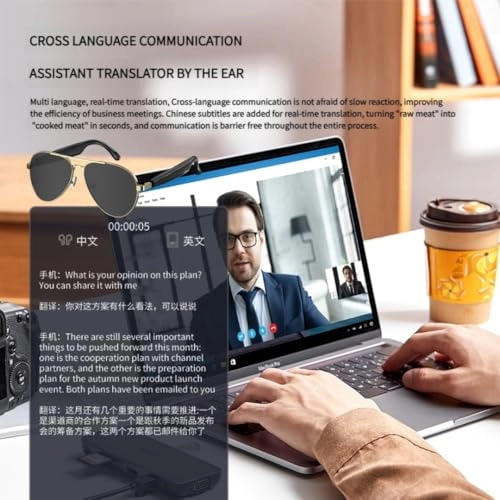 Smart Glasses - AI Bluetooth Speaker UV Protection