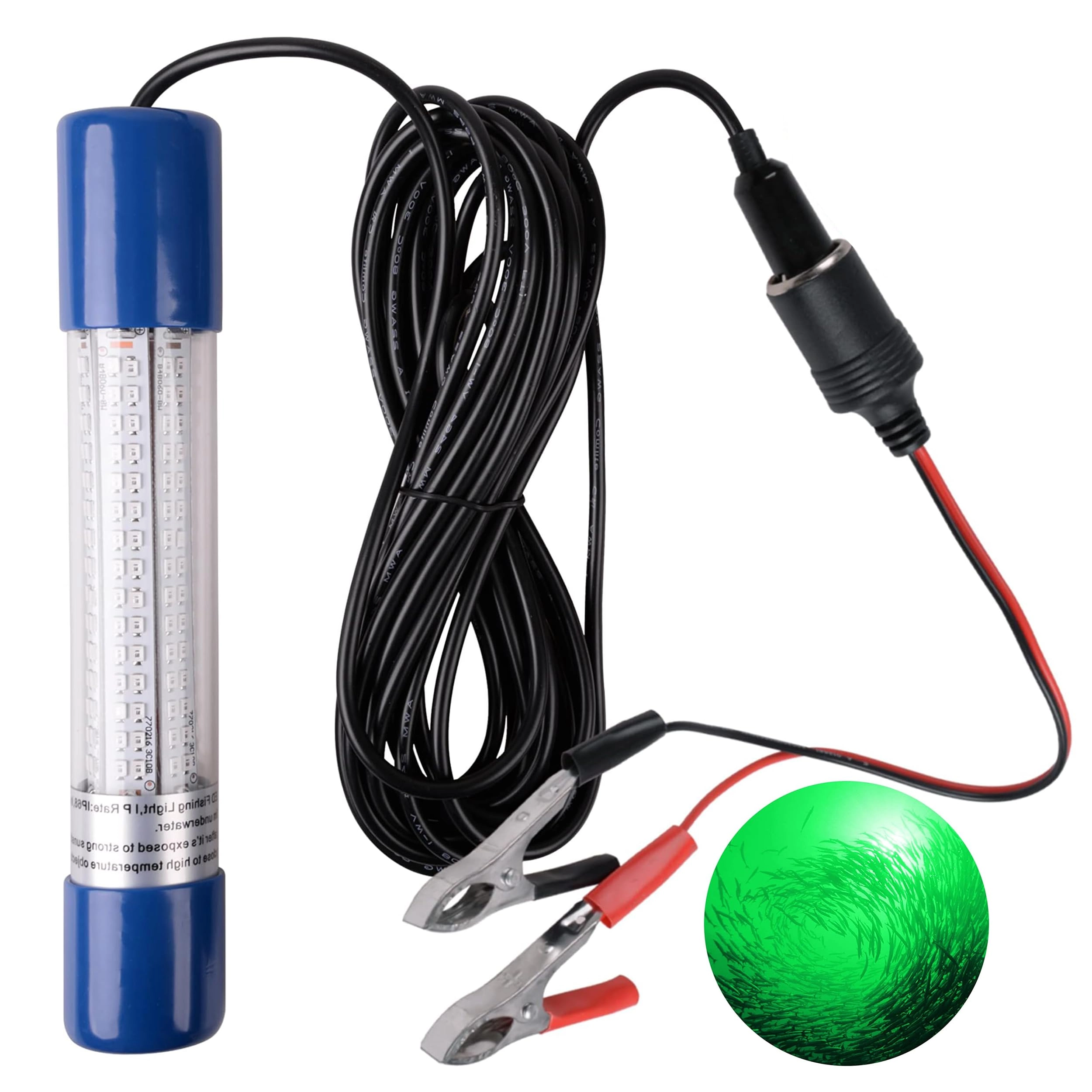 JADSUN Underwater Fishing Light - 10.8W 12V-24V 1600 lumens