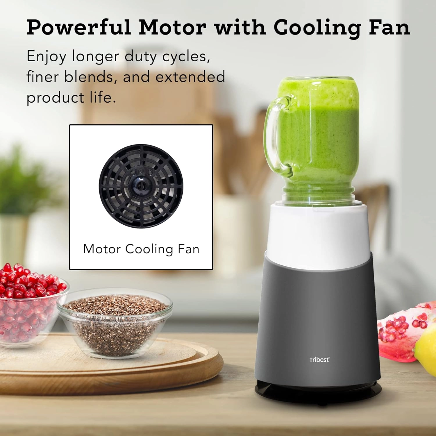 Ready Personal Blender - Mason Jar Mug OneSize Gray