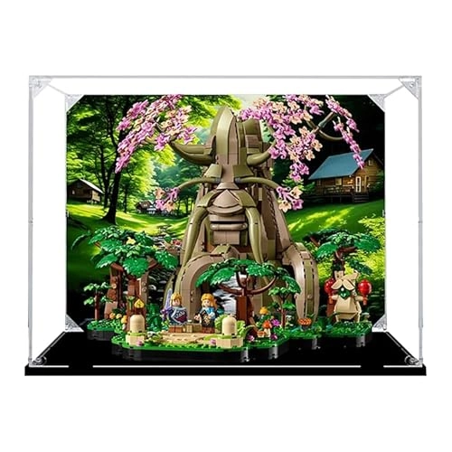 Acrylic Display Box - Assembled Dustproof Measures 15.7 x15.7 x 13.7 inches ( 40x40x35 cm)