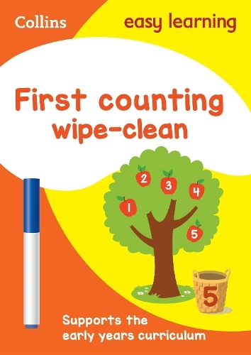 Collins Easy Learning First Counting Wipe Clean Activity Book - 3-5