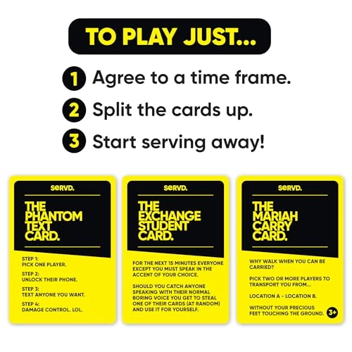 SERVD Friends Edition - English Ages 17+ 60 hysterical cards