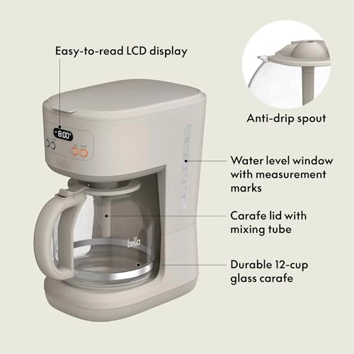 Programmable Coffee Maker - 12 Cup Auto Shut-Off