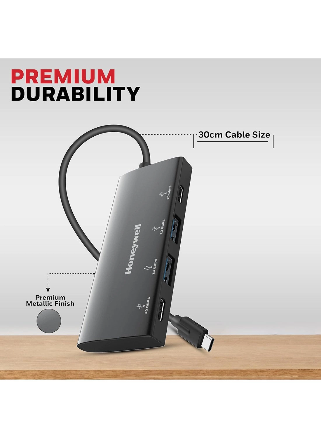 Momentum Type C 4 In 1 Hub - 10 Gbps 2 x Type C 3.2 Gen2 2 x USB 3.2 Gen2