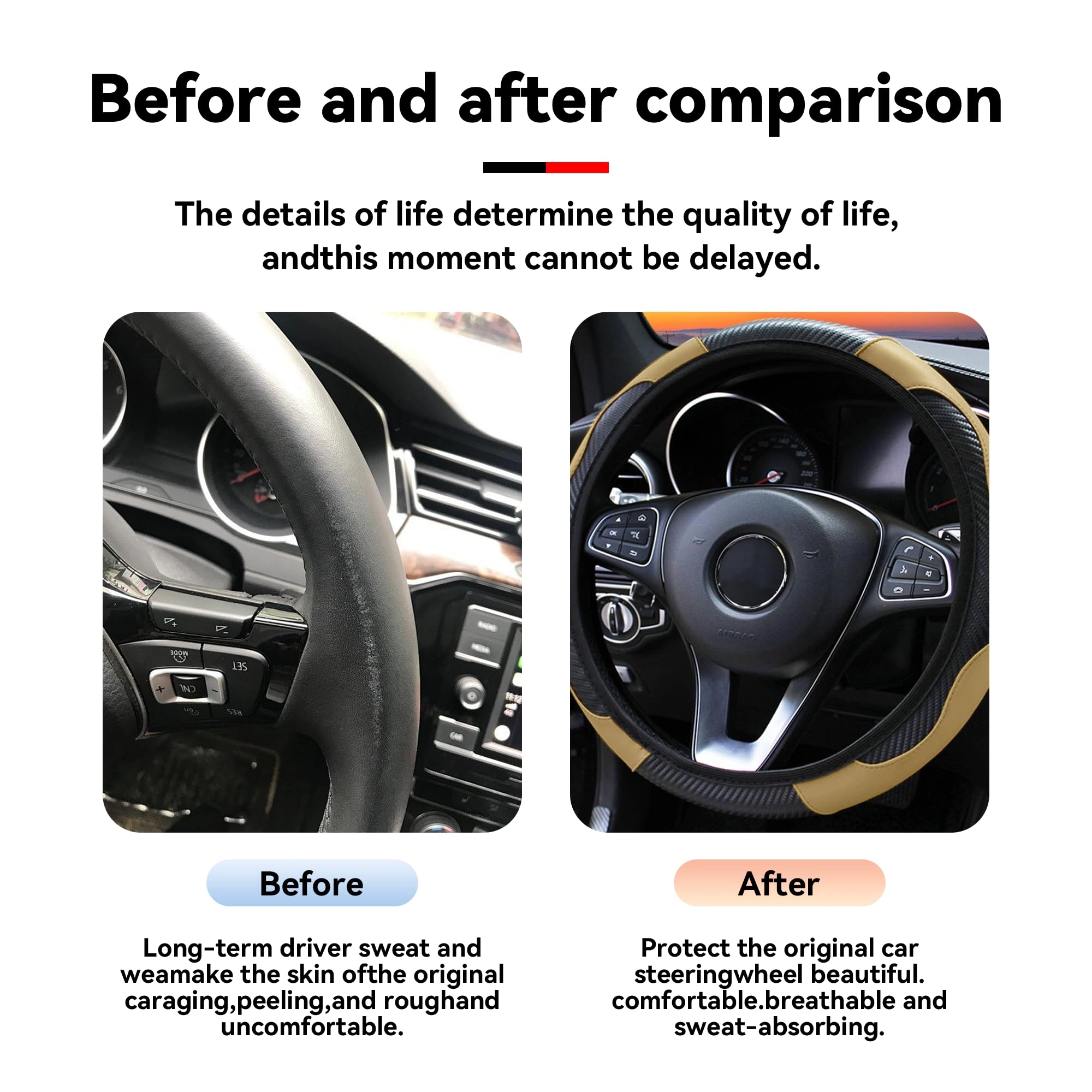 Car Steering Wheel Cover