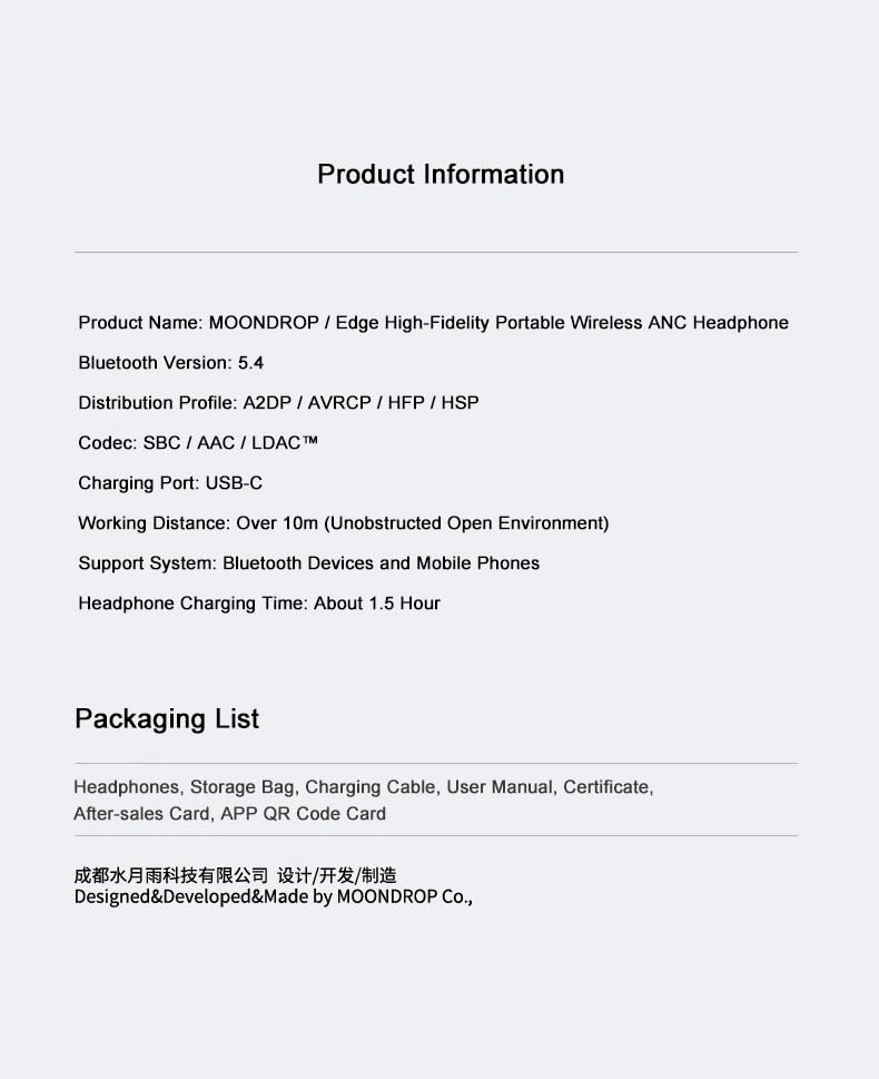 Edge Wireless Headphone