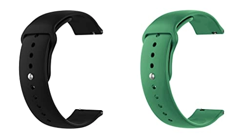 2 Pack 20mm Silicone Watch Band for Sekonda Motion