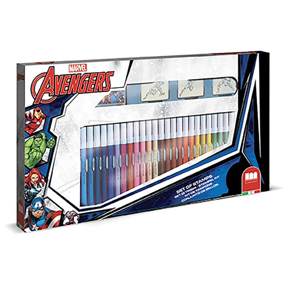 Multiprint Avengers Felt Tip Pens - 41 Pcs