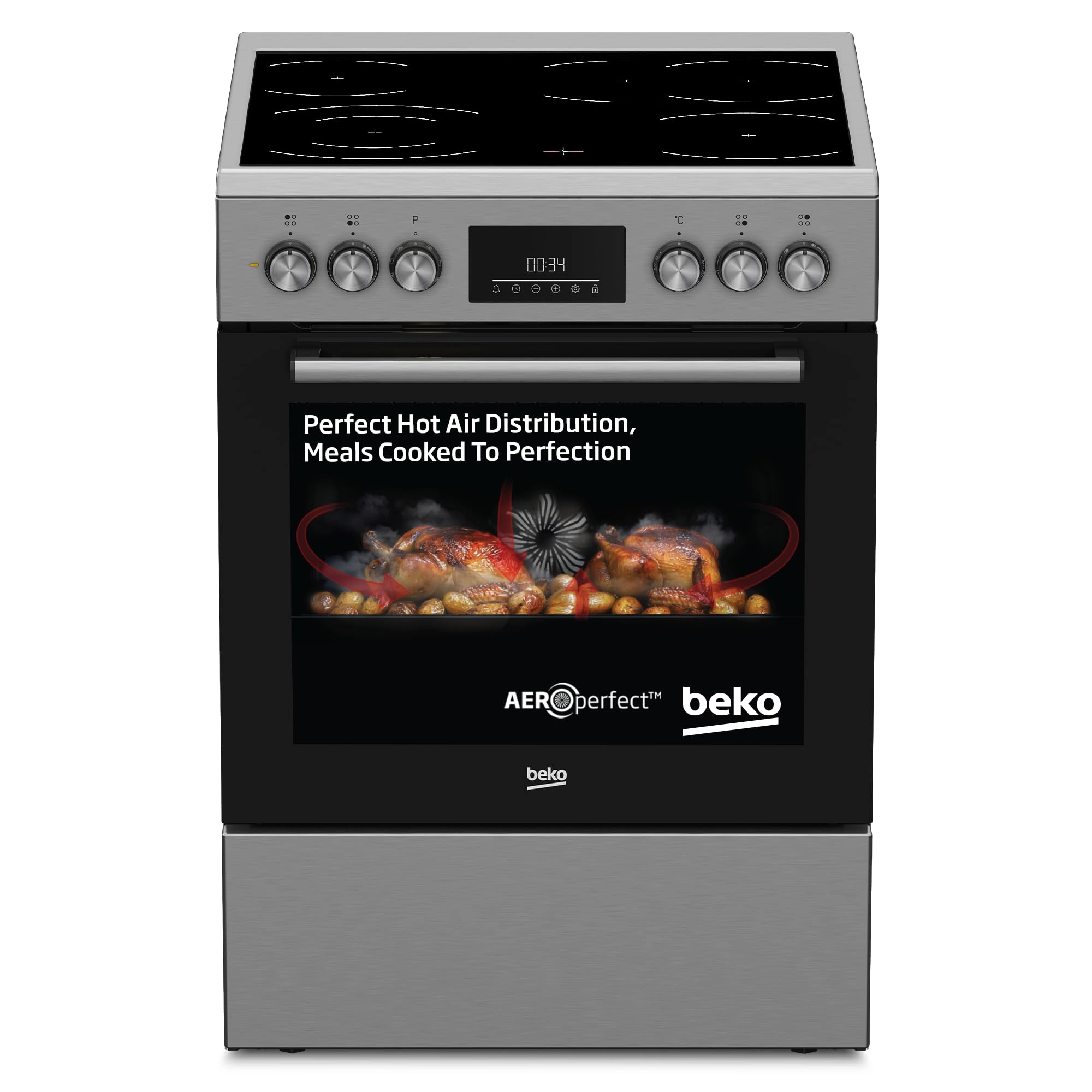 Beko FBM67320XDS ELECTRIC Cooker