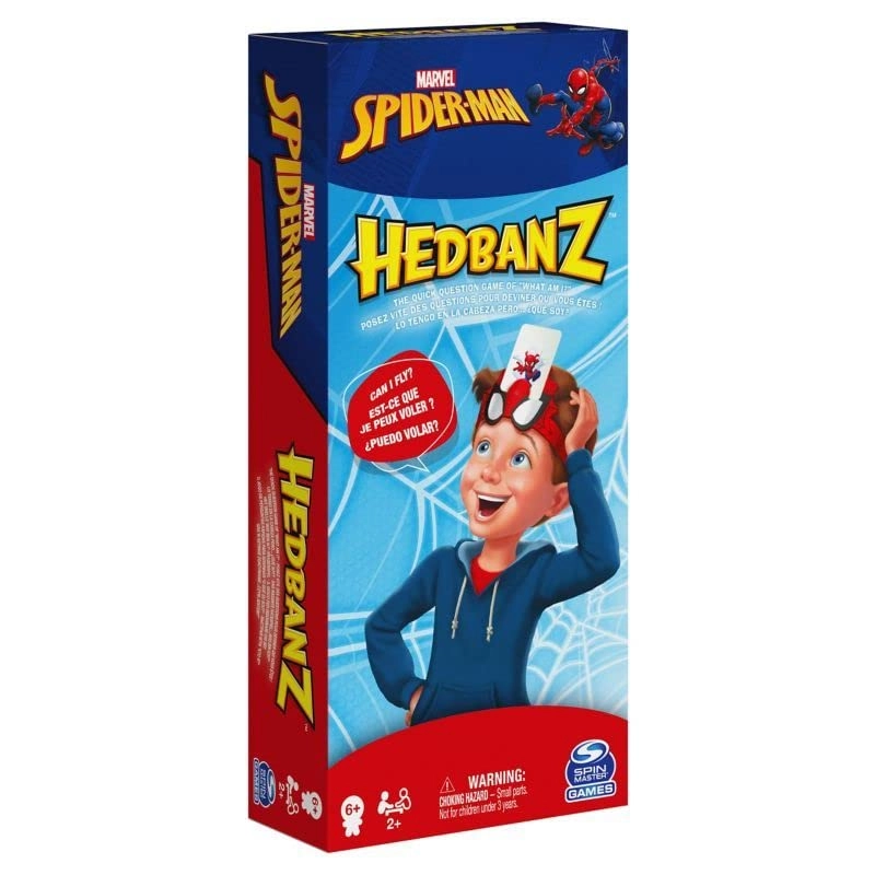 Spiderman Hedbanz Game - 6 years and up Gift Bundle