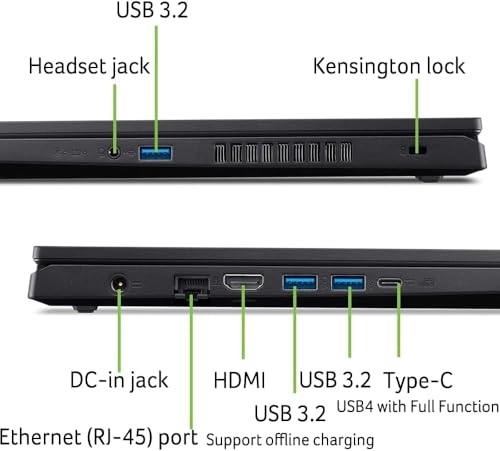 Nitro V 15 ANV15-41 - 15.6'' Ryzen 5-7535HS 8GB DDR5 512GB SSD