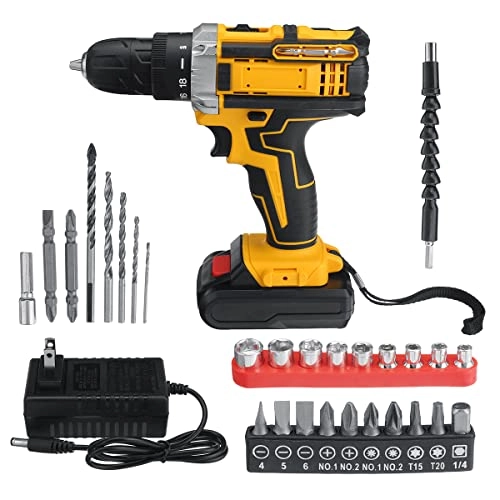 3 in 1 Electric Hammer Drill - Cordless 25+3 N.m 10mm