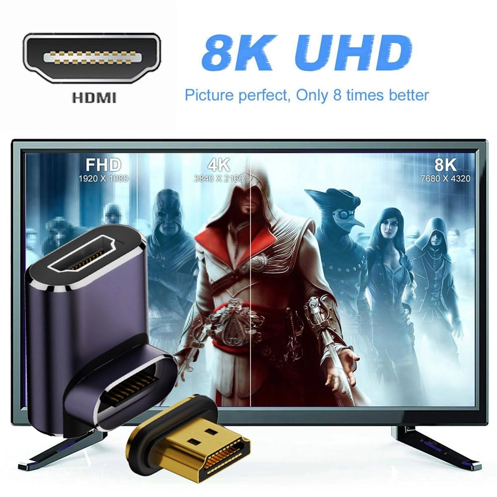 8K HDMI Adapter with Ethernet