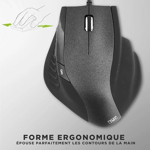 Souris Ergo ergonomique pour droitier - USB
