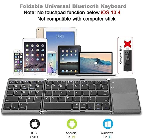 Ultra Thin Mini Foldable Keyboard - Wireless