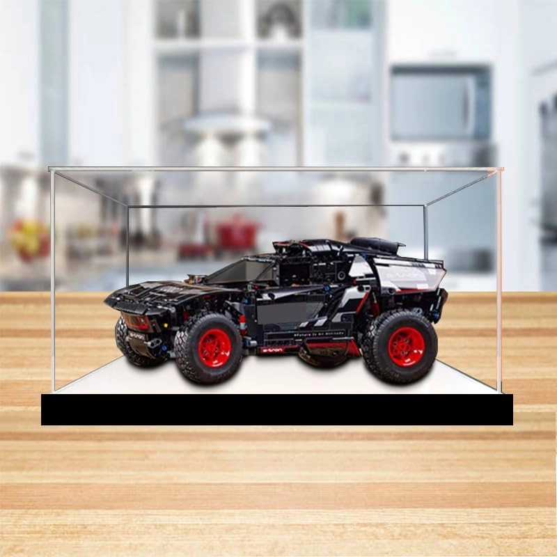 Display Case (42160) - Transparent Acrylic White Bottom