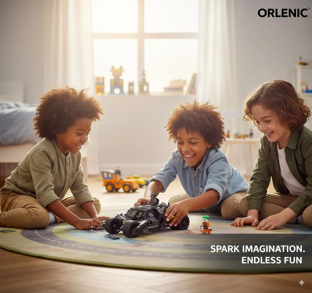 Superhero Batmobile - DIY Construction Bricks