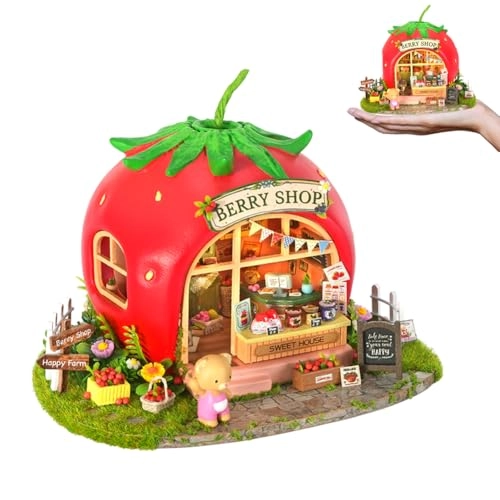 Miniature Wooden Dollhouse Furniture Kit - Creative Room 1:24