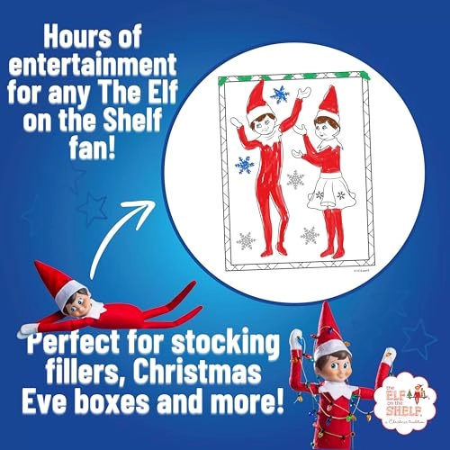 The Elf on the Shelf Activity Pack - 1 Colouring Book, 1 Activity Book, 1 Sticker Book | Box Set