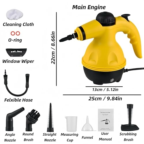Handheld Steam Cleaner - 3Bar 500 Milliliters