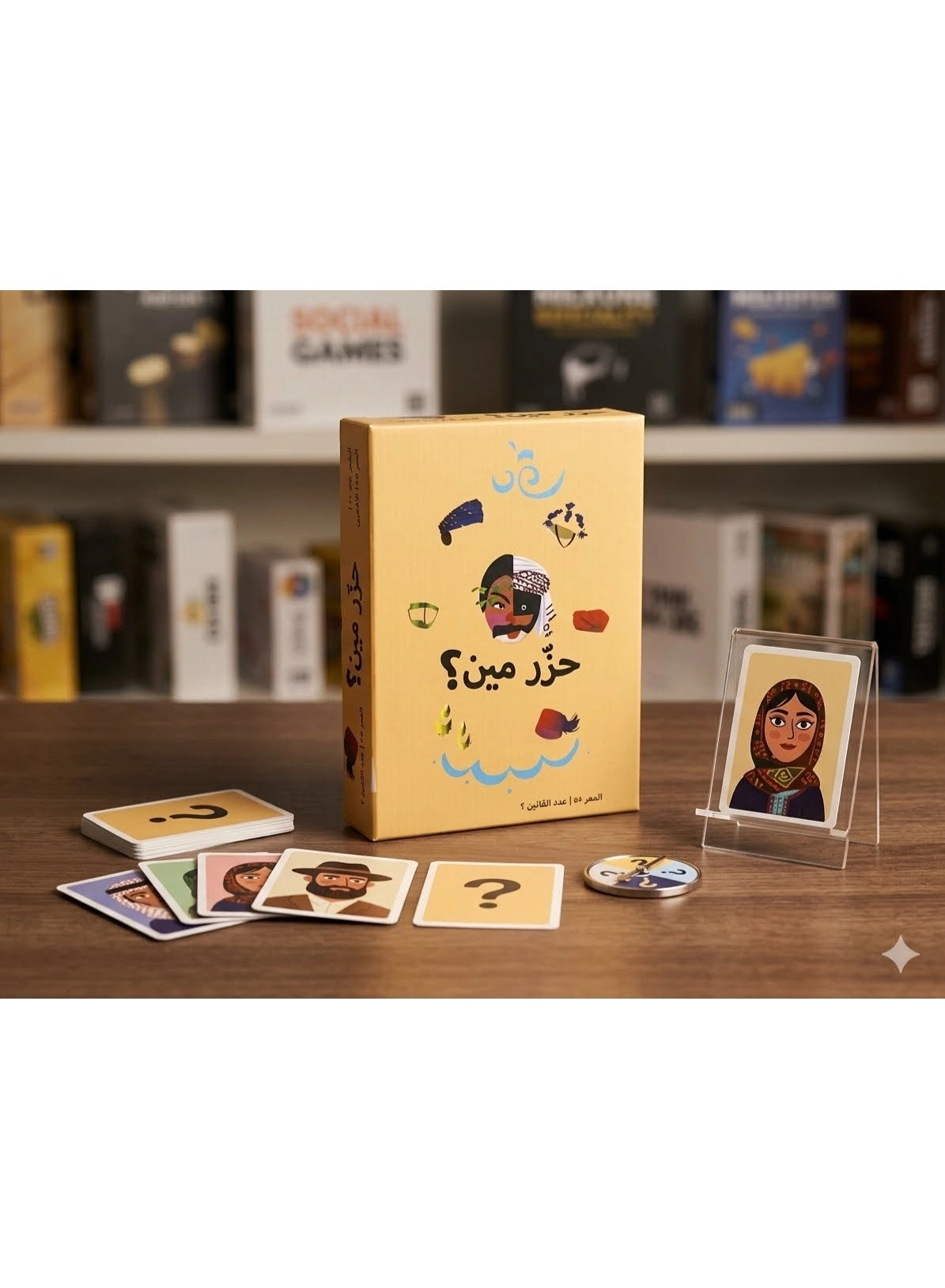 Rich Life Who Am I? Guessing Card Game - Arabic 6+ Years