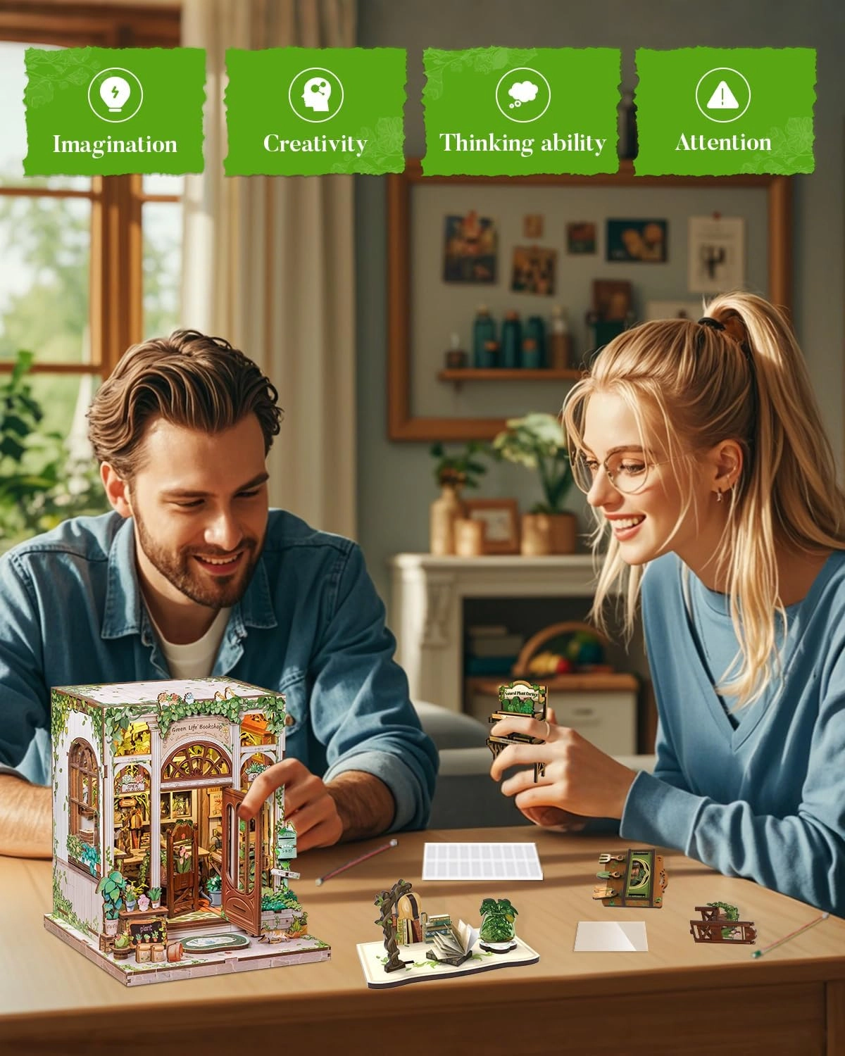 Book Nook Kit - Green Life Bookshop