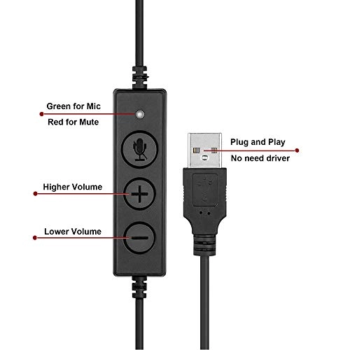 Corded Noise cancelling Monaural Headset Wired Headset