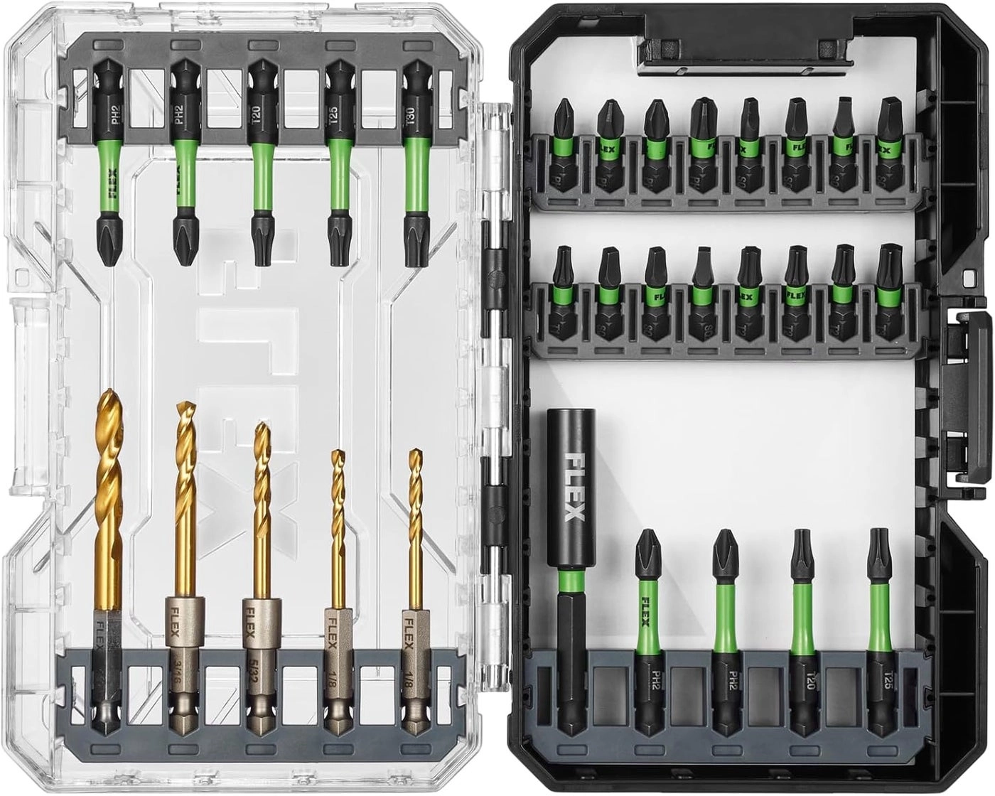 Flex STACK PACK - titanium 31-Piece