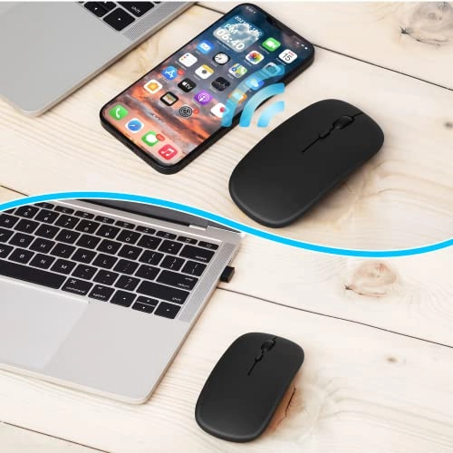 2.4GHz Rechargeable Wireless LED Mouse - Bluetooth
