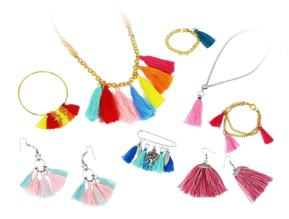 Tassel Jewellery Kit - 8 pieces