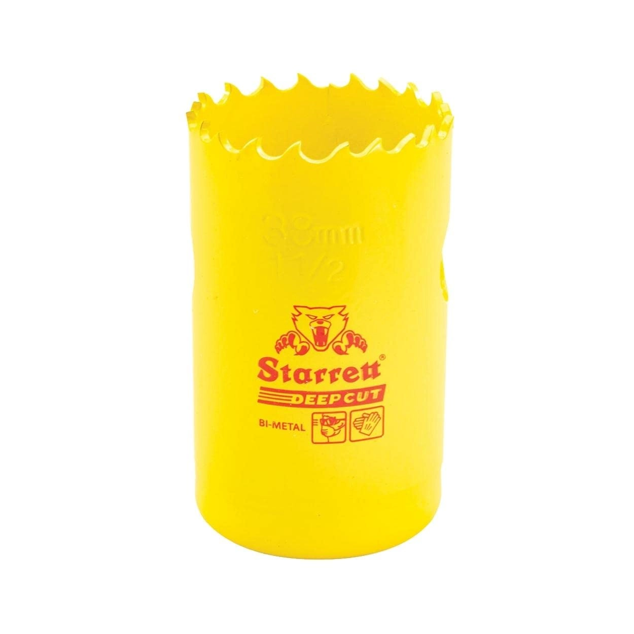 The L.S. Starrett Company BiMetal Deep Cut Hole Saw - 25mm wood metal steel