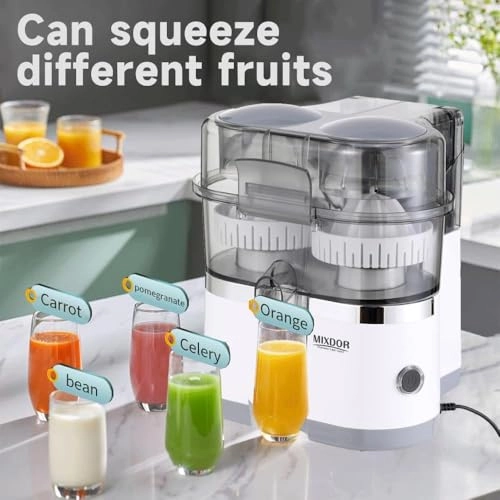 Dual-Head Electric Citrus Juicer - 1E+2 Watt