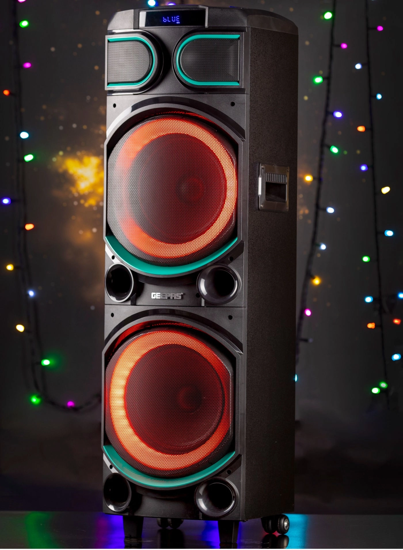 Rechargeable Professional Speaker With Remote Control And Microphone - 80000 W