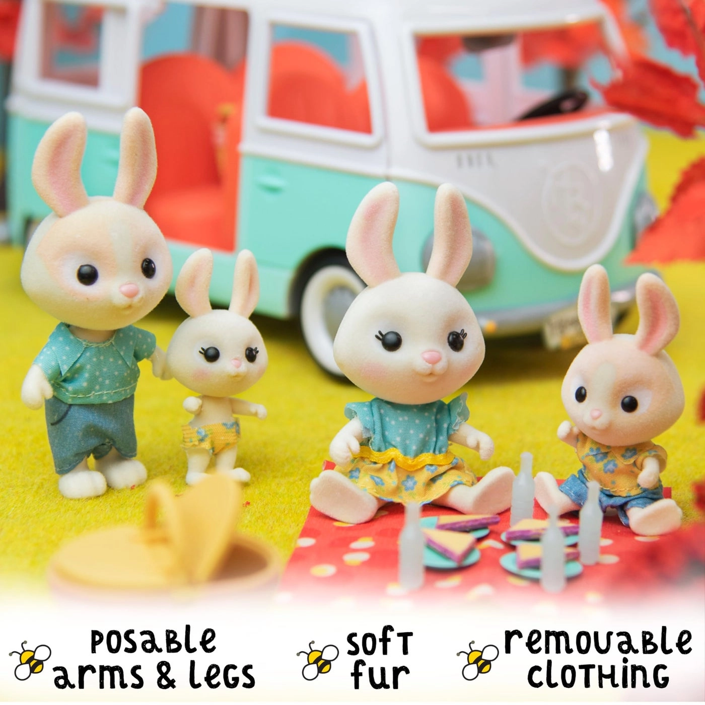 McScampers Rabbit Family - 3+ Rabbit 4 pcs