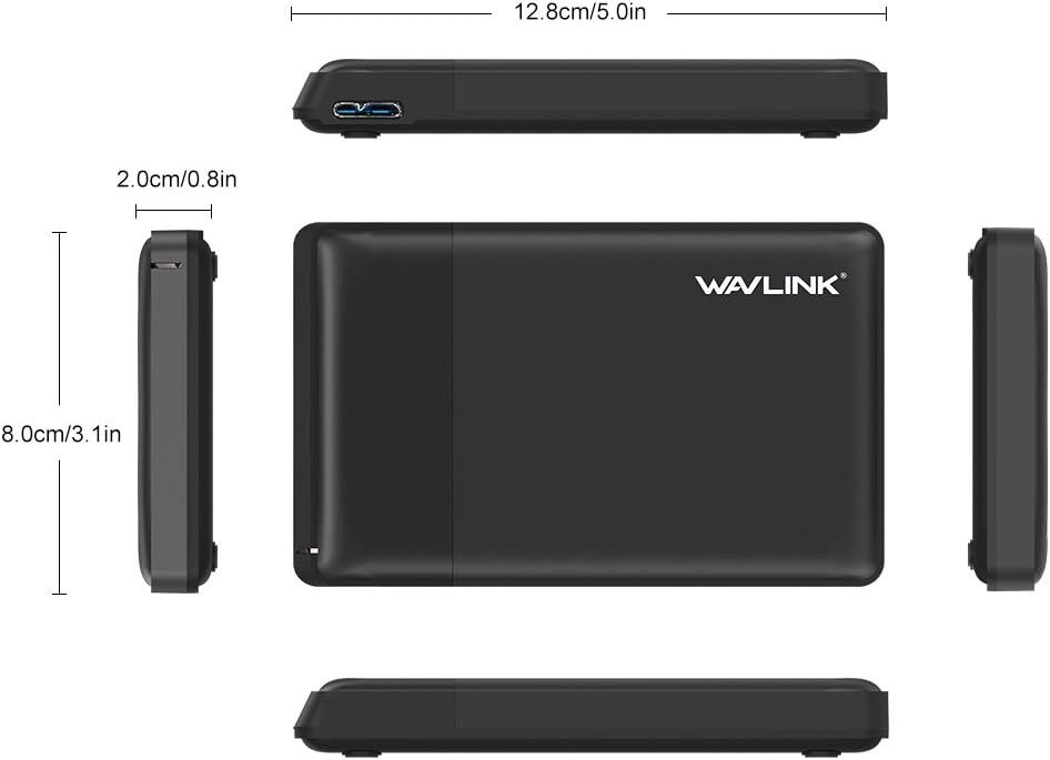 External USB 3.0 Hard Drive Case - 2.5''