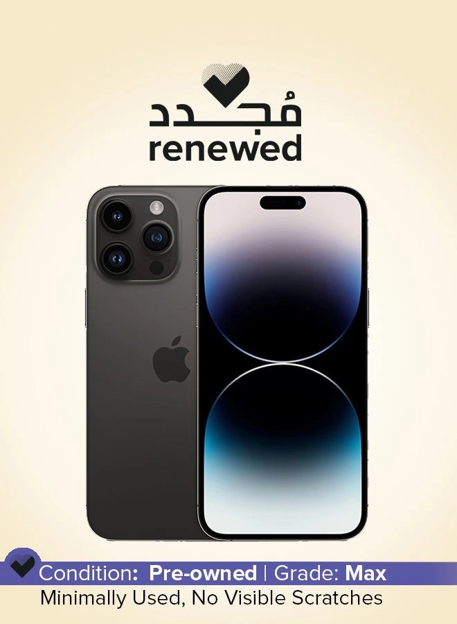 (Renewed) iPhone 14 Pro - 128GB + E310 True Wireless Stereo Earbuds