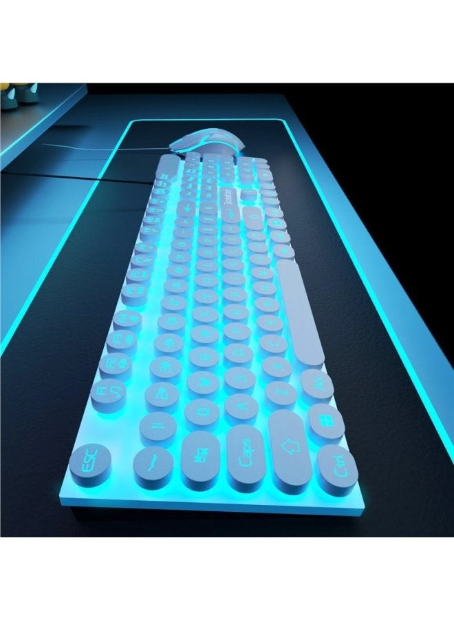 Zhaoyin Steampunk Keyboard And Mouse Suit - Wired