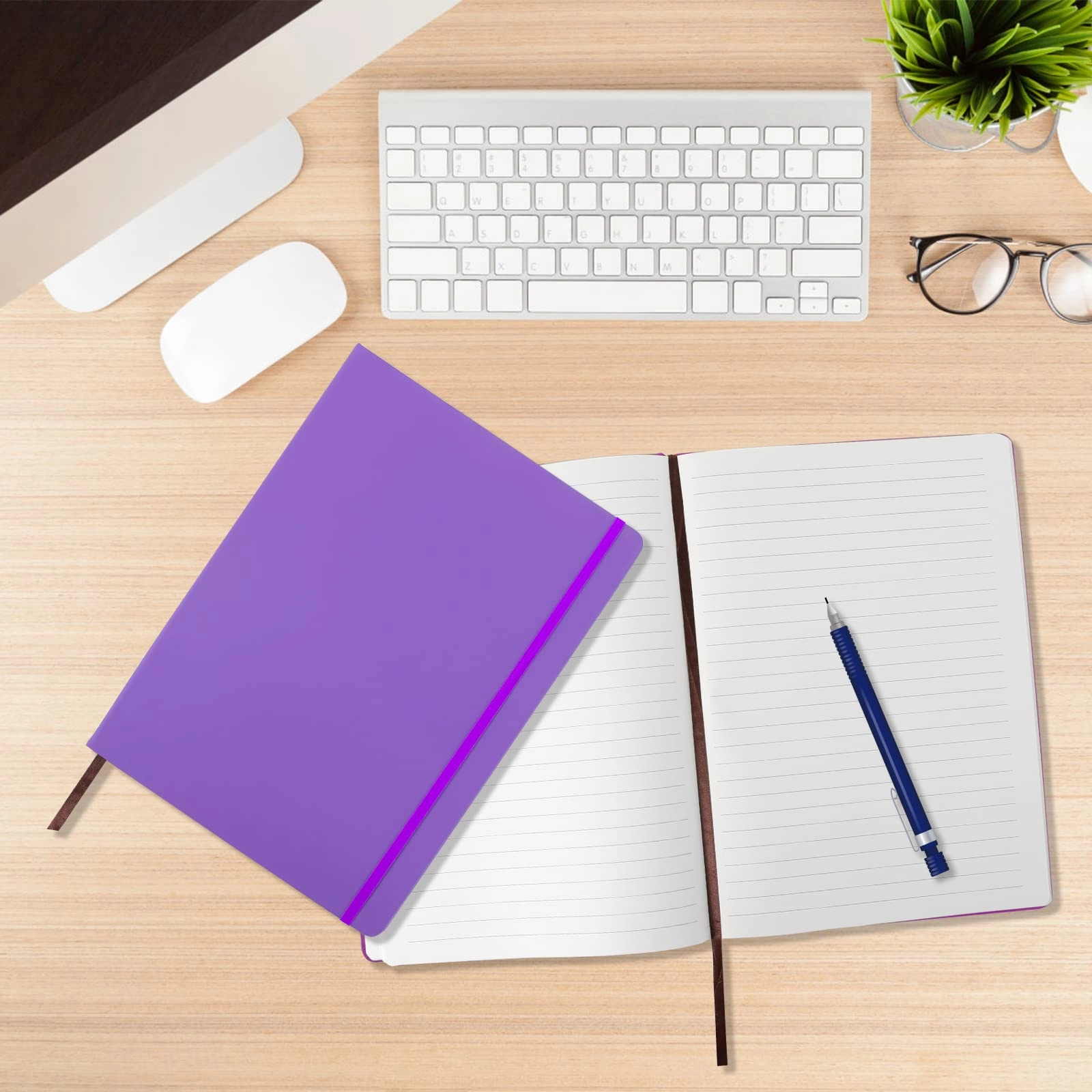 Notebook A4 Hardcover - Lined 80 Sheets
