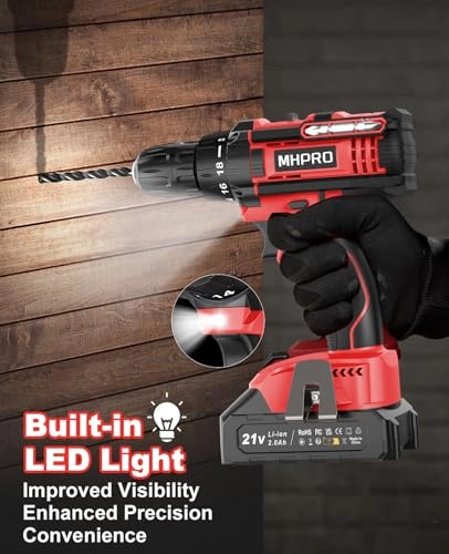 Hammer Drill - 2 x 2.0Ah