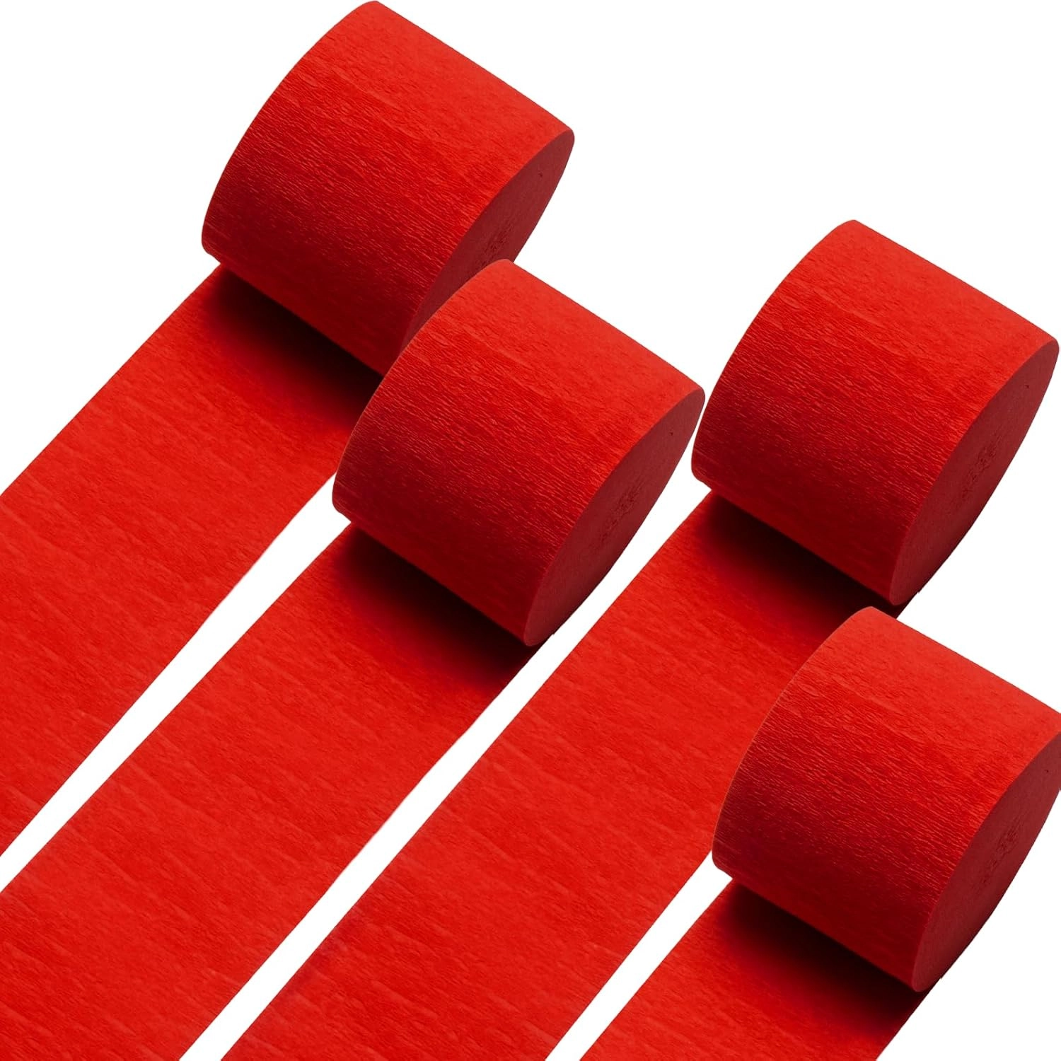 Lavish LLC Crepe Paper Streamers - 4 Rolls Birthdays Weddings Baby Showers Bridal Events DIY Crafts Theme Parties