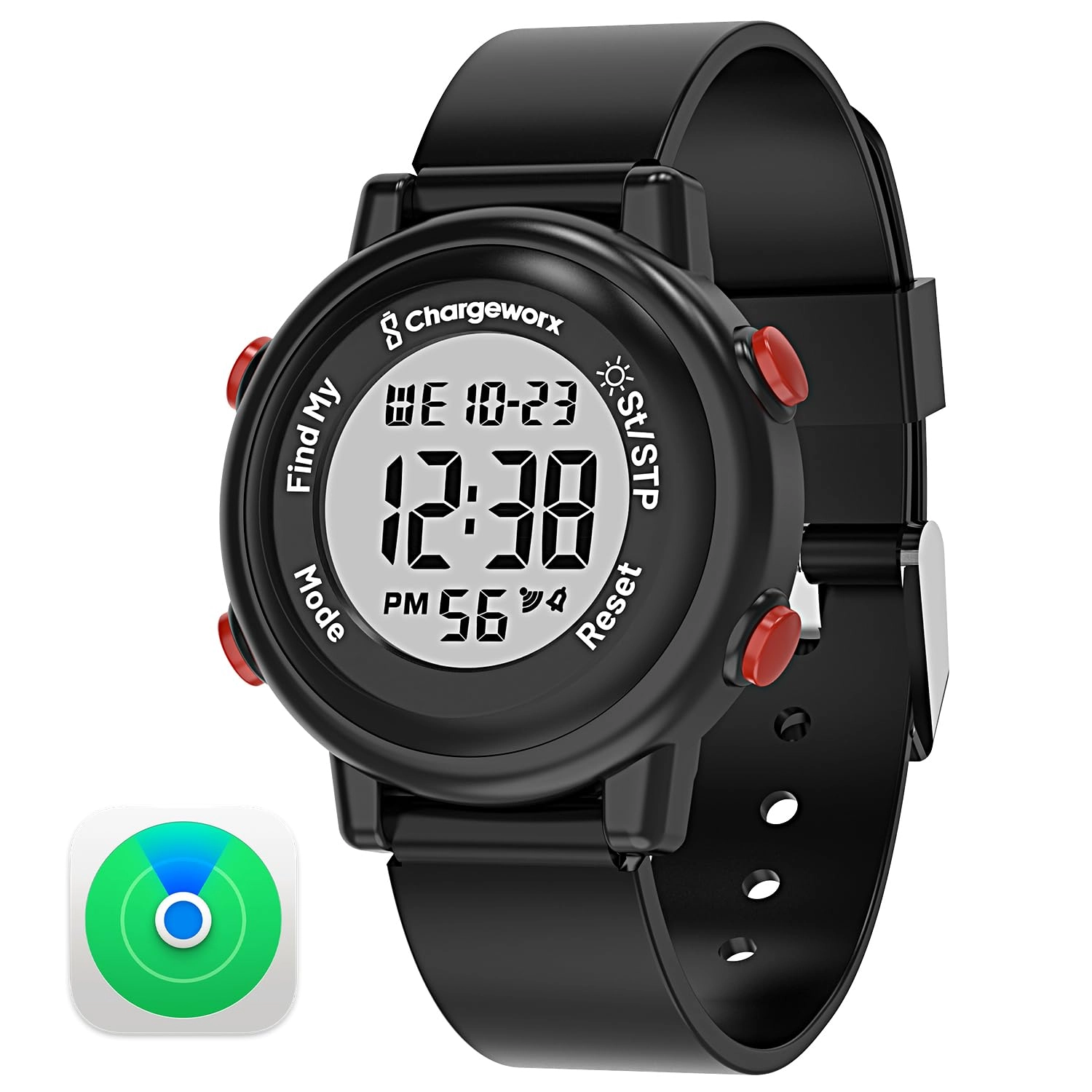 CHARGEWORX Kids Digital Watch