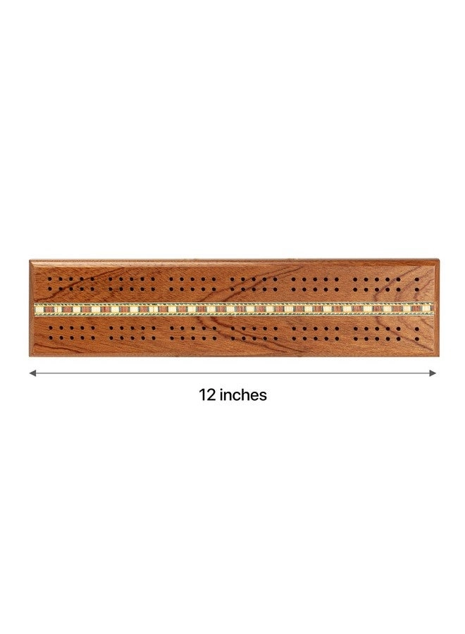 Cribbage Board - Double Track Italian Inlaid