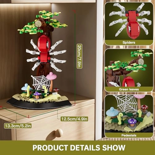 Flowers Insects (10178) - Spider Botanical Collection