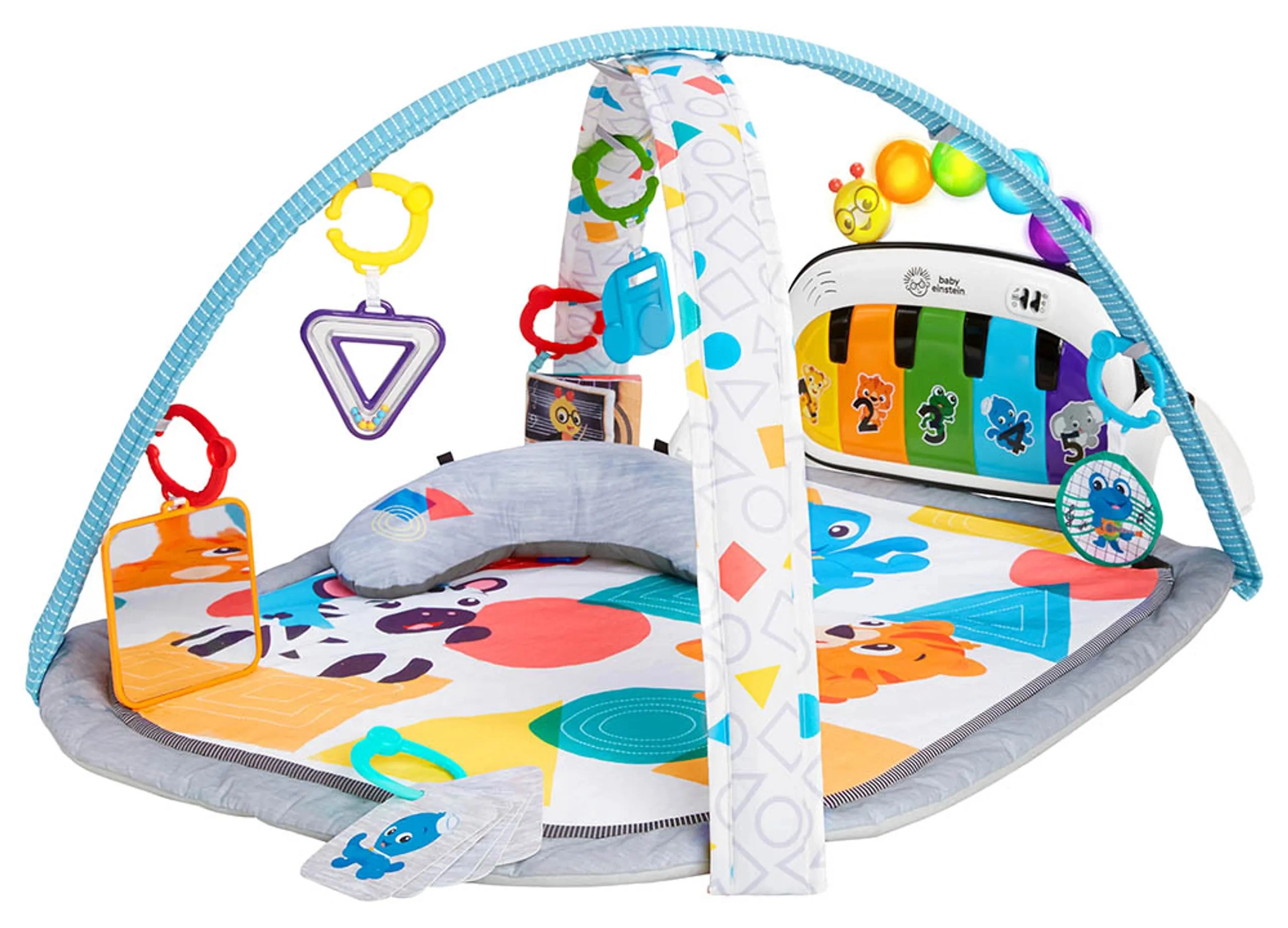 Baby Einstein 4-in-1 Kickin’ Tunes Musical Meadow Music & Language Discovery Gym - 0 months