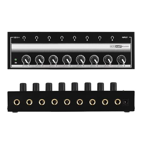 HA800 - 8 Channel Headphone Amplifier