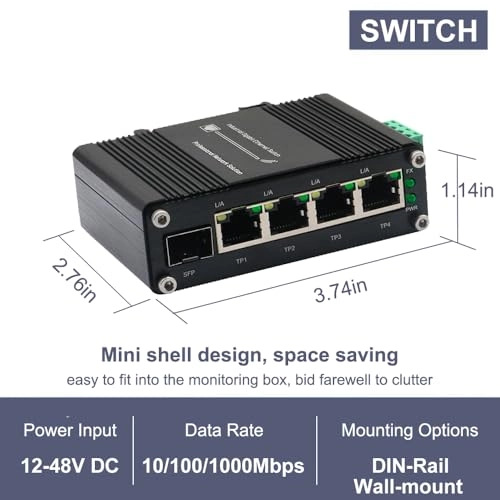 LNK-IMC104G-SFP 5-ports
