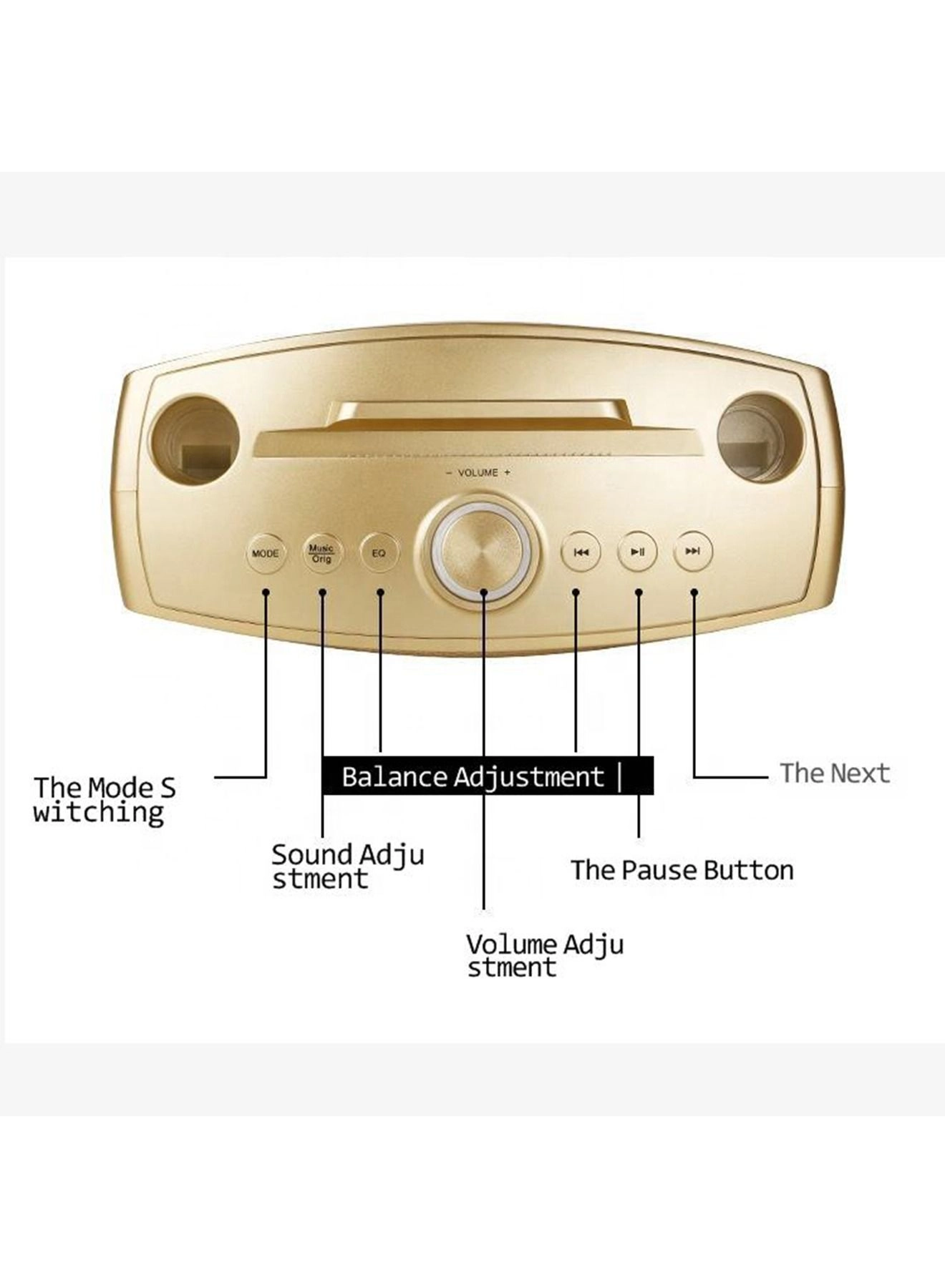 SD306 - Dual Wireless Microphone Bluetooth Stereo