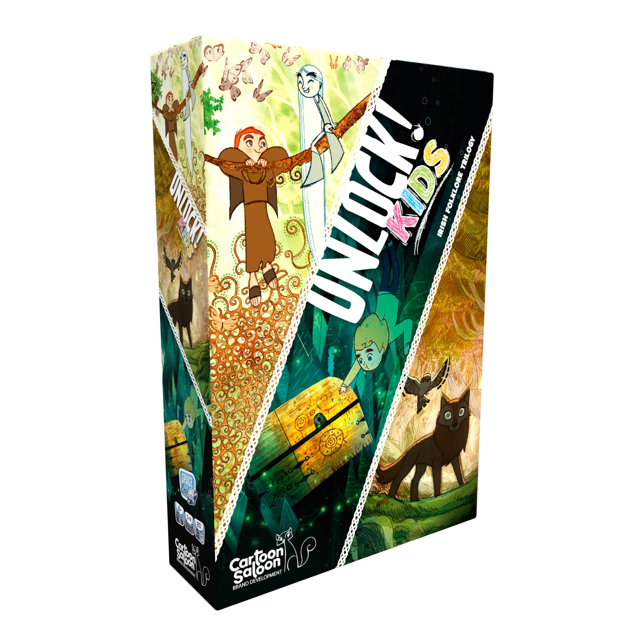 Asmodee Unlock! Kids: Irish Folklore - Card Game